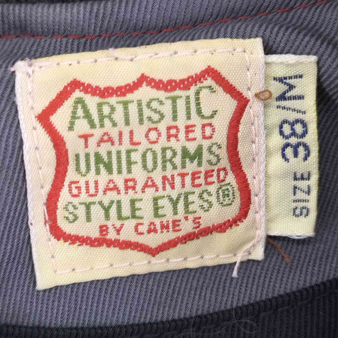 スタイルアイズ Style Eyes ワークジャケット チェーンステッチ ワッペン メンズ JPN:M 38/M